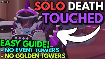The EASIEST Solo Death Touched ACHIEVEMENT Guide! | TDS Null & Void Event