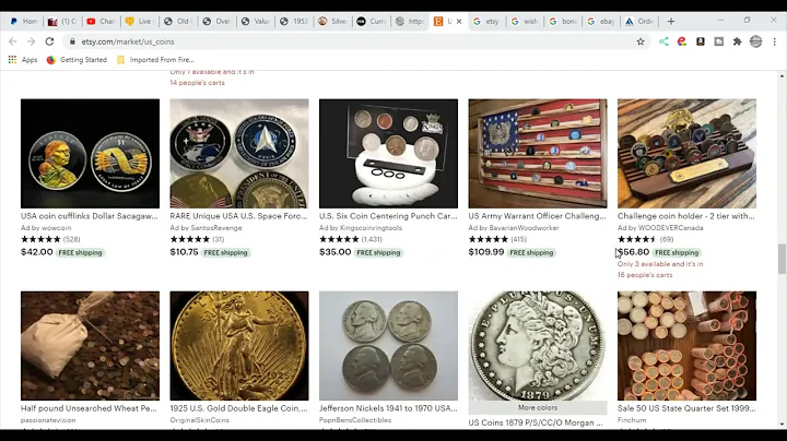 Discover Exclusive Etsy Coins for Sale