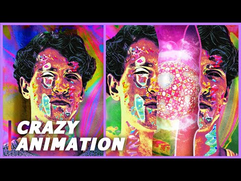 How I Created This Psychedelic Animation?😻 (My Art Process)