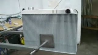 Alumínium autóhűtő felújítás egyedileg gyártott alumínium víztérrel. -  YouTube