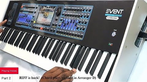 KETRON EVENT AjamSonic TUTORIAL 3. Creating User Preset Voices