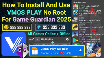 How To Install And Use Game Guardian in VMOS PLAY No Root Any Android || 2025