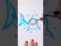 Color Pencil Sketch 🎨🌟✨ Shark 🦈 #art #drawing #shorts #short #shortvideo #youtubeshorts