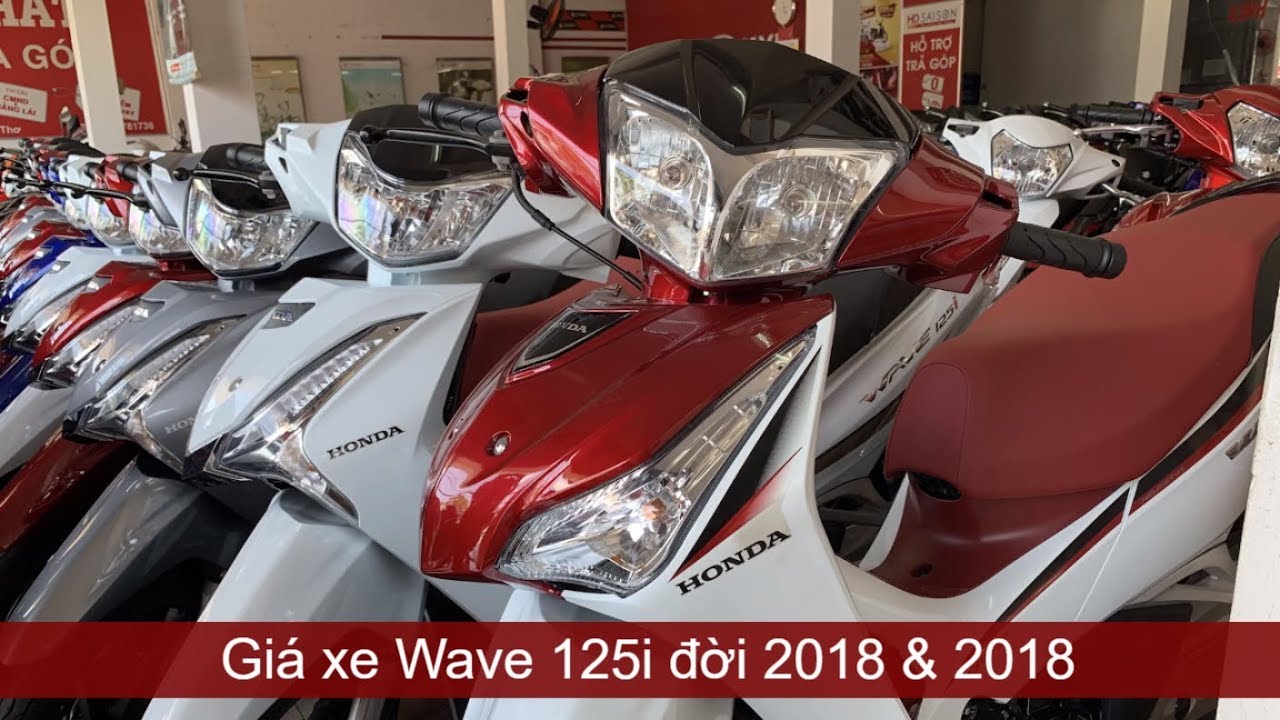 Bộ tem Honda Wave 125i đời 2017 màu trắng  100C Parts  phụ tùng 100c