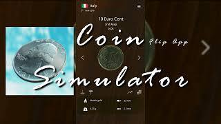 3D Realistic Coin Toss App | Coin Simulator | Real Coin | Coin Flip App | Android | iOS screenshot 2