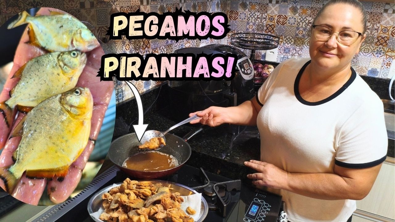🎣 Dia de Pescaria no Nosso Pequeno Recanto + Fritada de Peixe na Hora!