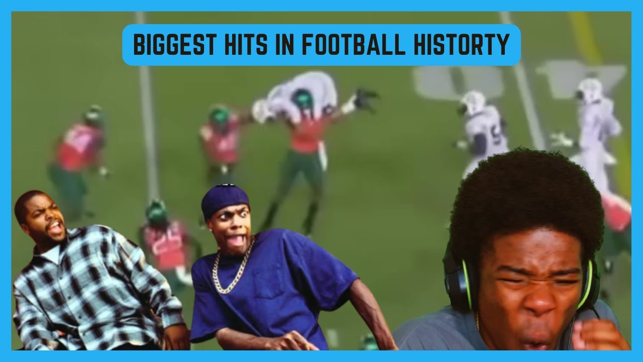 BIGGEST HITS IN FOOTBALL HISTORY REACTION OMG!!!!!!!! YouTube
