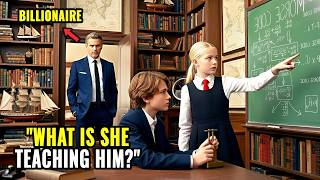 Billionaire Saw His Maid’s Daughter Teaching His Son a Secret Language—The Truth Left Him Speechless