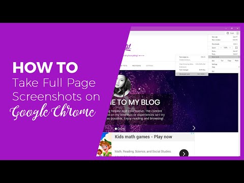 CAPTURE FULL PAGE SCREENSHOTS ON GOOGLE CHROME (NO EXTENSION NEEDED) | BEBEJAZ