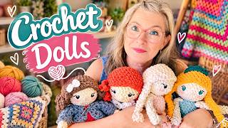 Making Adorable Beginner-Friendly Crochet Dolls | One Pattern, Many Different Looks