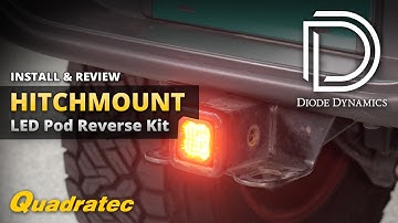 Diode Dynamics Hitch Mount LED Pod Reverse Light Kit Install & Review