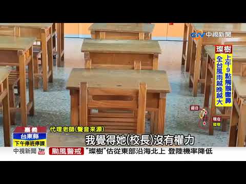 教室被裝監視器!老師指控校長"職場霸凌"離職│中視新聞 20210911