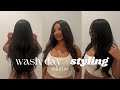 my wash day + styling routine | how I baby my hair &amp; grow healthy hair