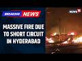 A Massive Short Circuit Emerged At A Place In Hyderabad | News18