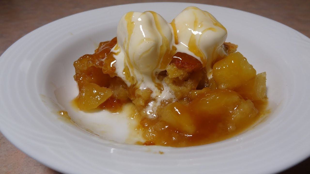 Easy Apple Self Saucing Pudding - YouTube