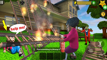 Scary Teacher 3D  Mod menu - troll Miss T so funny everyday (android, ios) part 1316