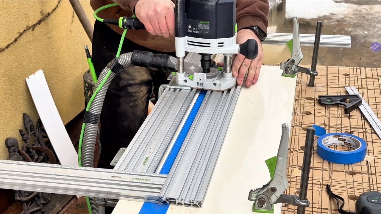 Frezowanie pod listwy LED. 