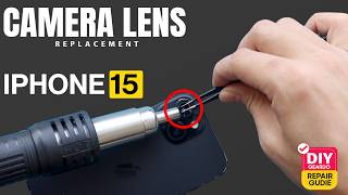 iPhone 15 Camera lens Glass Replacement | Fix Broken Lens