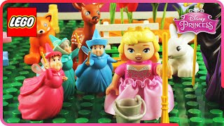 ♥ LEGO Disney Princess Aurora Royal Spring Cleaning STOP MOTION