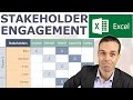 How to Make (and Use) a Stakeholder Engagement Assessment in Excel