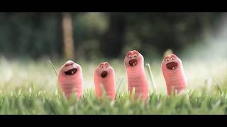 Короткометражный мультик про червячков