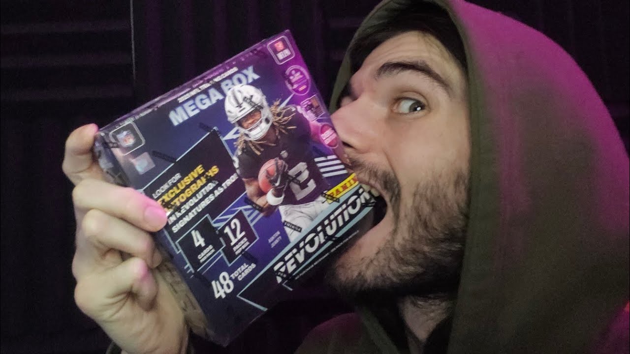 Tearing into a Panini Revolution Mega Box Asmr