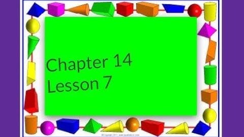 My Math Flip Chapter 14 Lesson 7