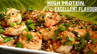 Healthy Prawn Recipe For Diet | How To Make Healthy Garlic Shrimp | Quick Garlic Prawns Recipe