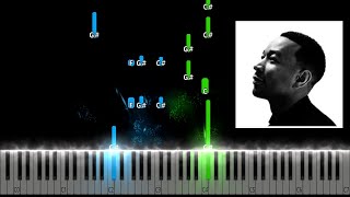 John Legend - All of Me Piano Tutorial chords