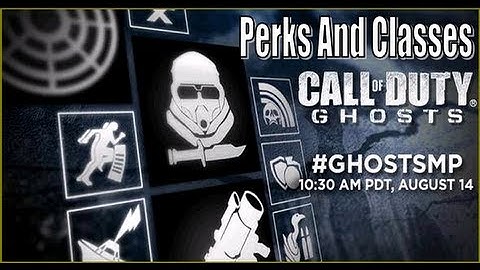 Call Of Duty Ghost: Create a class Menu and Perks revealed!