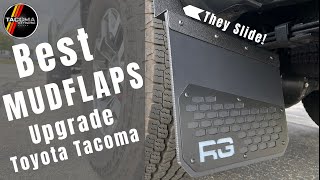 Adjustable Quality Mud Flaps - Toyota Tacoma - How to Install, Review - RekGen Sliding
