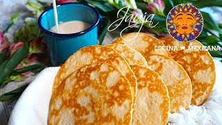 Gorditas “Flaquitas” de Azúcar y Mantequilla y Atole de Maizena®