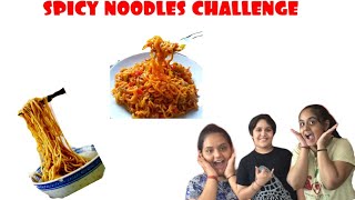 SPICY NOODLE CHALLENGE WITH MY SISTERS