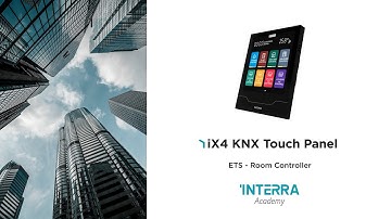 iX4 - 4" KNX Touch Panel | ETS - Room Controller