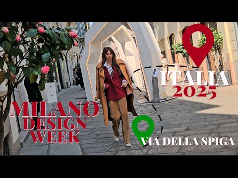 🎨 MILAN DESIGN WEEK ✨ Via della Spiga as a Street Fashion Runway 👠🕶️ #ootd #fashiontrends