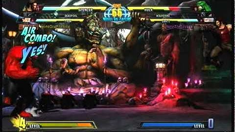 Marvel Vs Capcom 3 Xbox Live Player Match vs NeneTheSavage