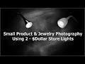 Small Product & Jewelry Photography Using 2 - $Dollar Store Lights