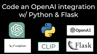 Code an OpenAI integration with Python and Flask