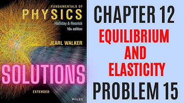 Halliday resnick chapter 12 problem 15 solution | Fundamentals of physics 10e solutions