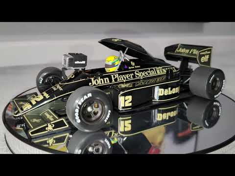 Ayrton Senna - 1986 Lotus Renault 98T Diecast 1/18 - YouTube