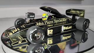 Ayrton Senna - 1986 Lotus Renault 98T Diecast 1/18 - YouTube