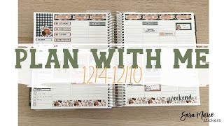 Plan with Me: December 4th - 10th 2023 | Kit 166 | Sara Marie Stickers |