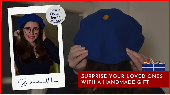 How to sew a beret as gift 💖 & free sewing pattern