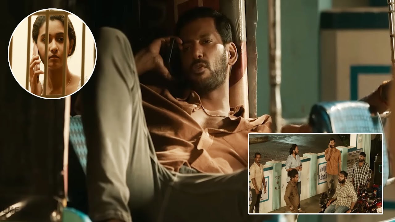 Vishal  And Priya Bhavani Shankar Cute Love Movie Scene | @Filmetelugu