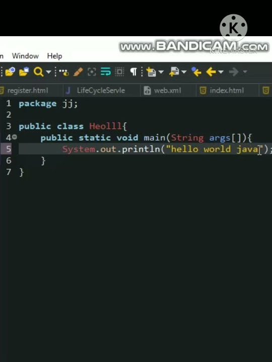 Hello world in java programming language || #helloworld #java # ...