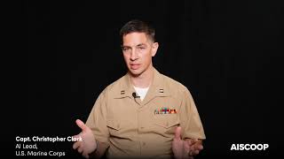 U.S. Marine Corps AI lead on leveraging AI for efficiency and decision-making