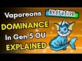 Pokemon History: Vaporeons DOMINANCE in Gen 5 OU EXPLAINED!