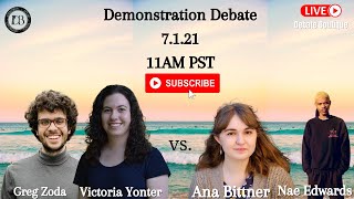 Pro Demonstration Debate| 1AC (Ban Fracking) Vs. Neg (States CP, PTX DA, CAP K)| Debate Boutique