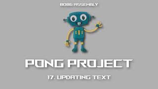 [MASM] 8086 Assembly - Pong - 17 Updating Text