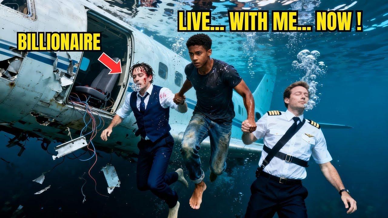 Black Kid Pulled CEO From a Sinking Jet — What the CEO Did Next Left Everyone Speechless